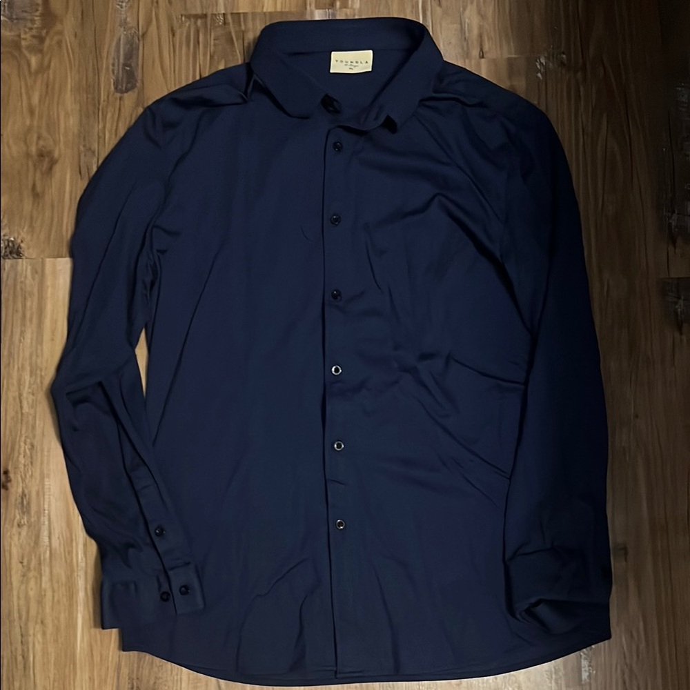 YoungLA Dark Blue Shirt